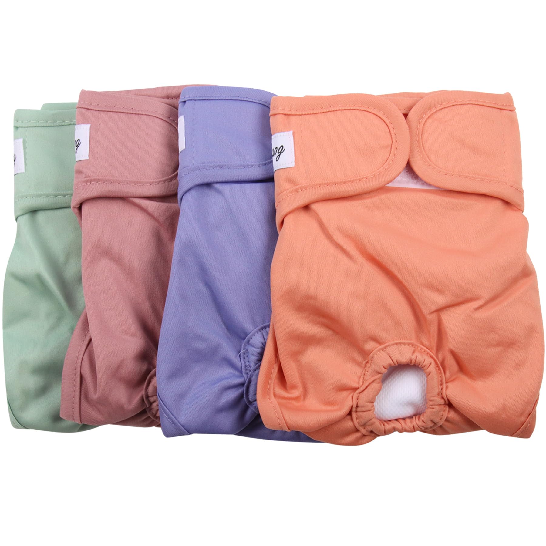 JoyDaog pañales para perros, tamaño M, ajuste cómodo y seguro en la cintura.