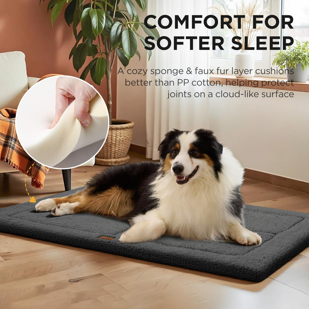 Joydeco cama para perro con doble cara: cálida en invierno, fresca en verano.