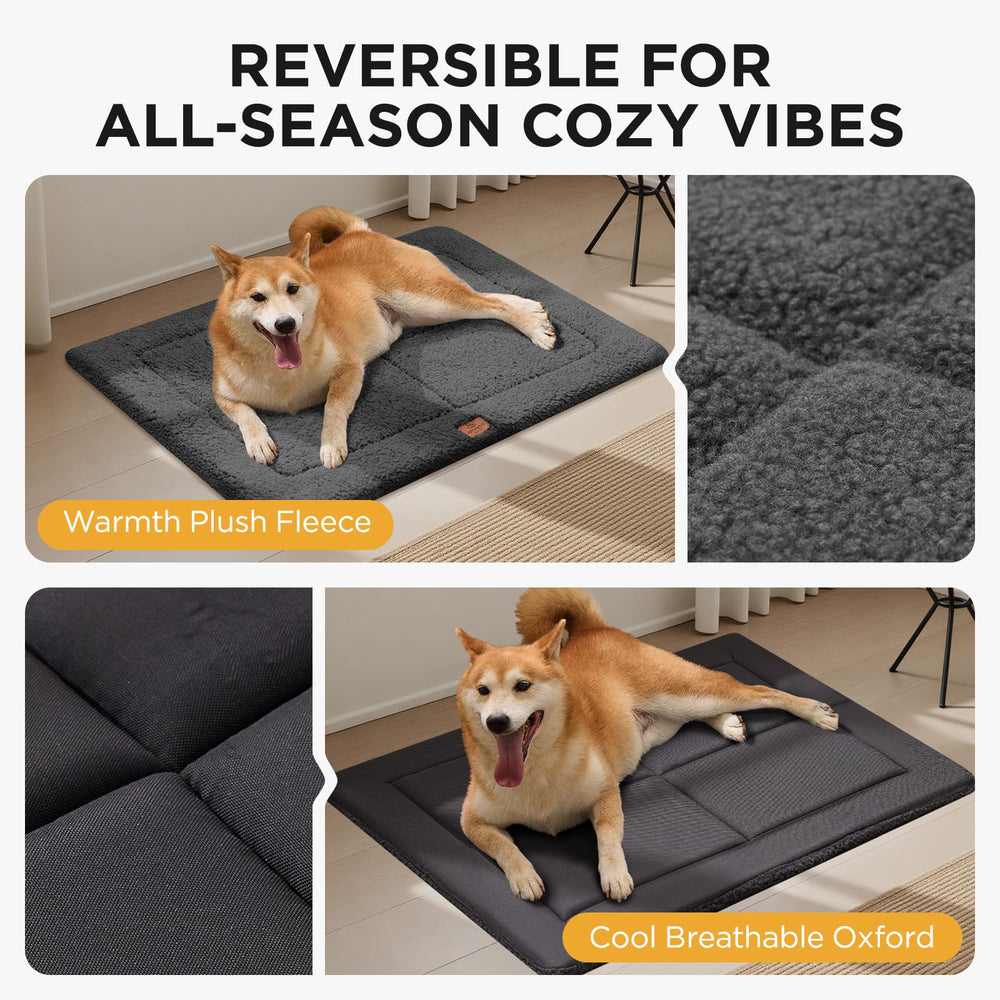 Joydeco cama para perro con espuma de alta densidad ofrece soporte estable.