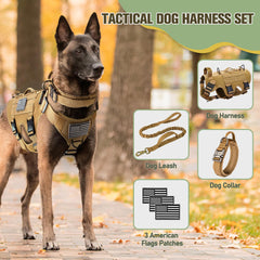 Collar JOYFLARE militar para perro grande, conexión segura y duradera.