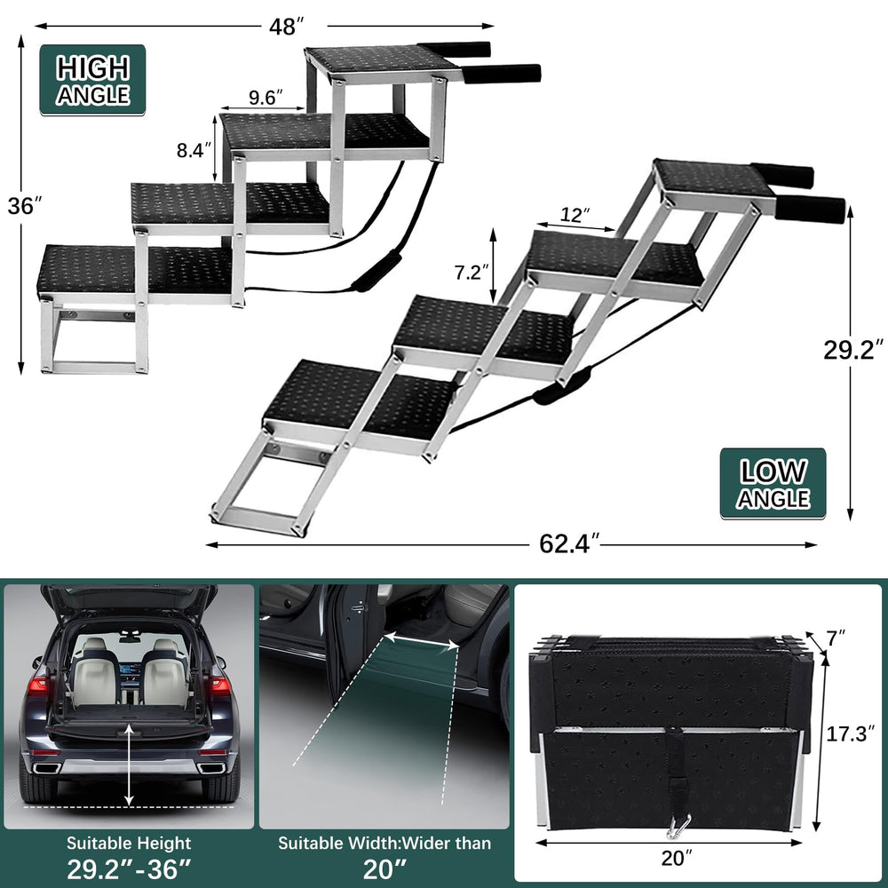 Joyrally escalera de aluminio ligera para uso interior y exterior.
