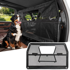 JOYTUTUS Barrera para perros con ventana visual: visibilidad clara para vigilar a tu mascota.