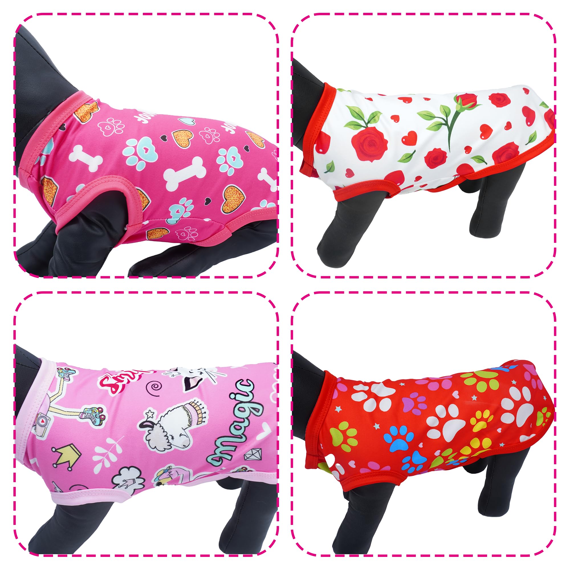 Camisetas JpGdn para perro, diseño hueso, añade estilo en paseos.