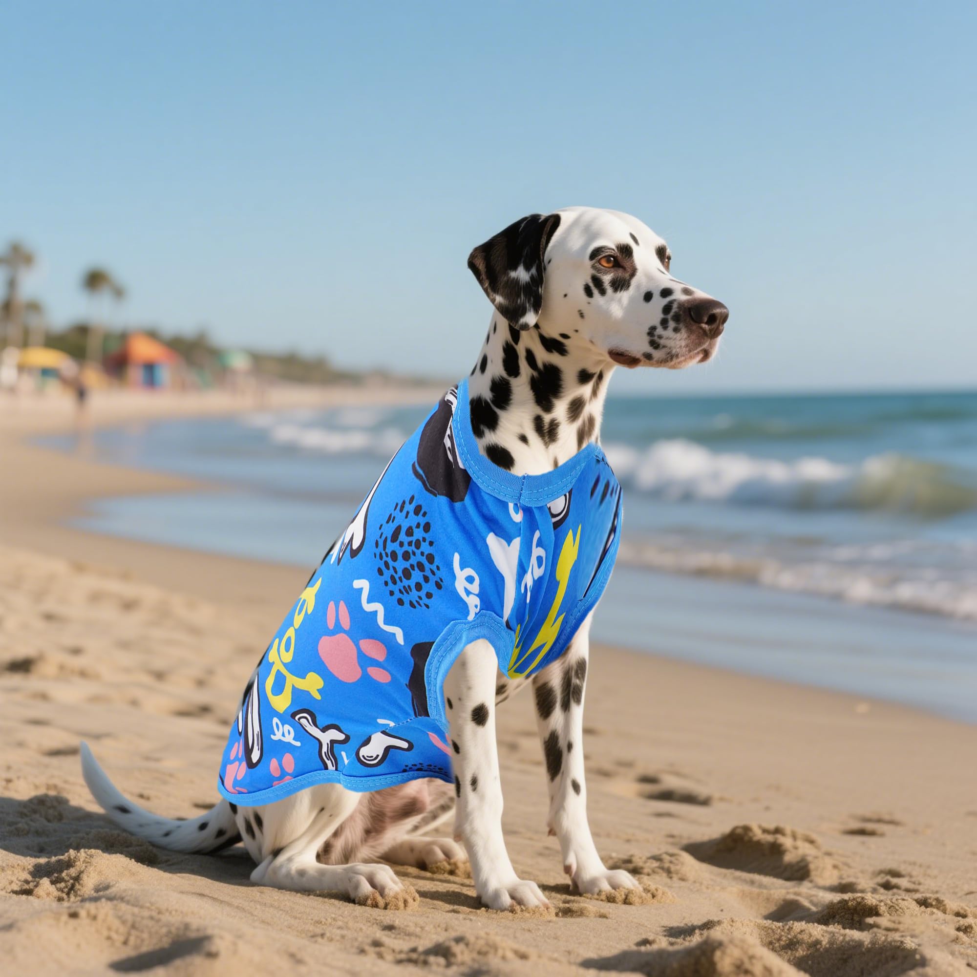 Camisetas JPGDN para perros pequeños, ajuste suave para diario.