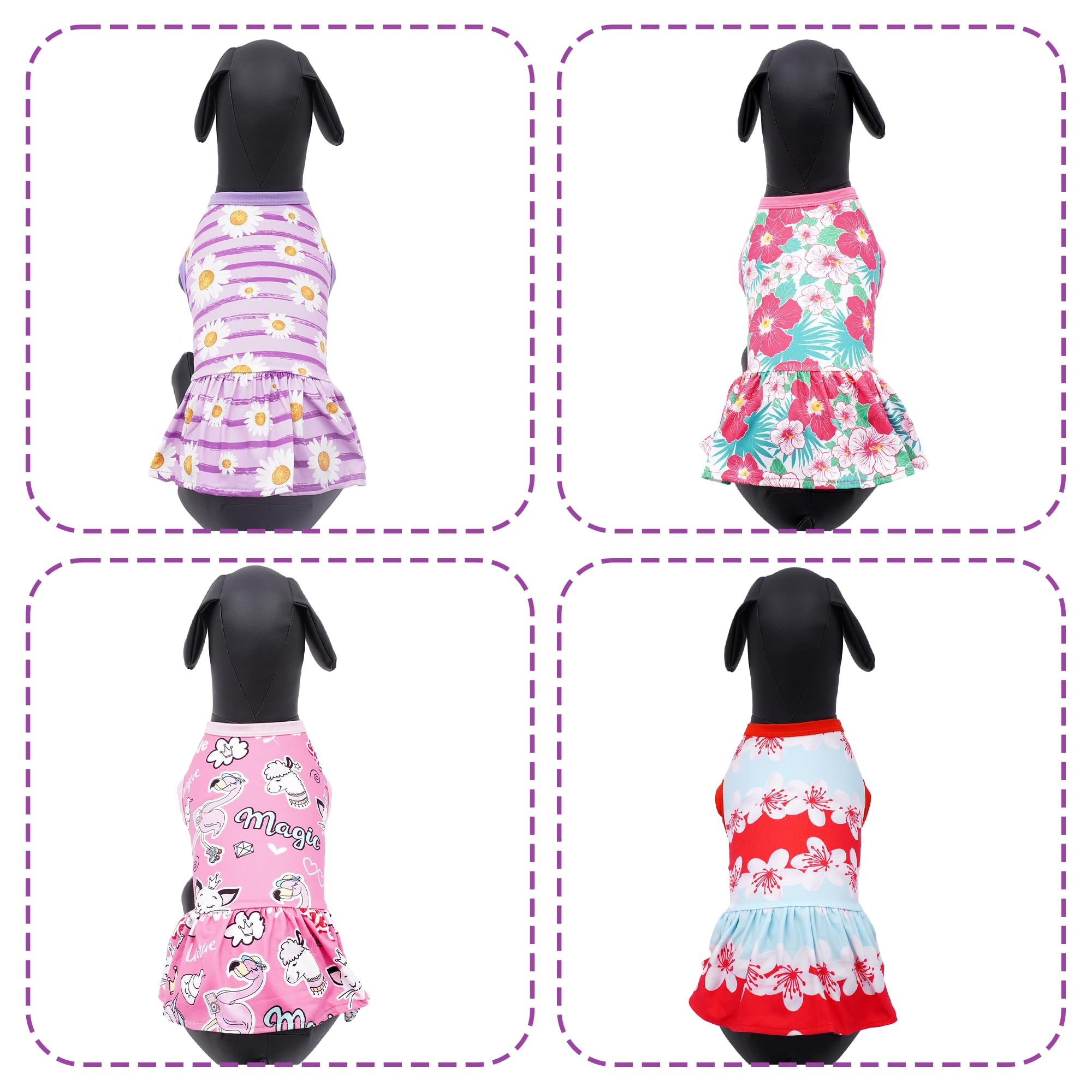 JpGdn vestido con ajuste elástico, se adapta al pecho y espalda.