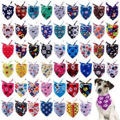 Pañuelo JpGdn para perros pequeños con patrones variados, cómodo para uso diario.