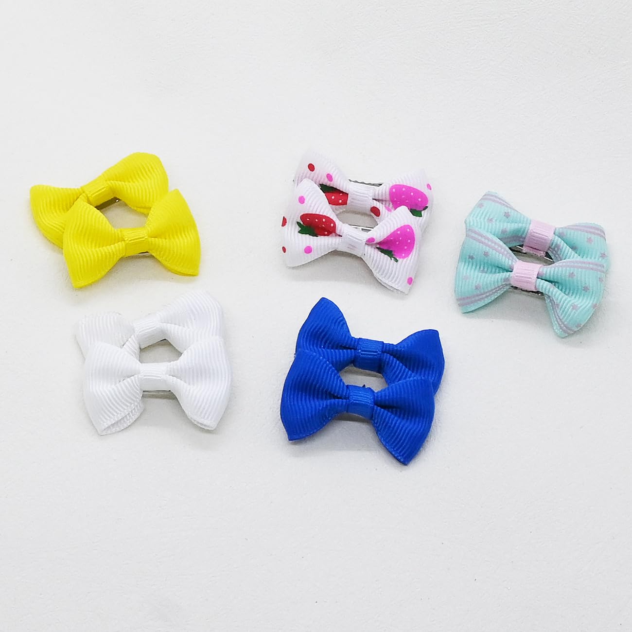 JUCCPUL conjunto de moños para perros pequeños, variedad para combinar atuendos