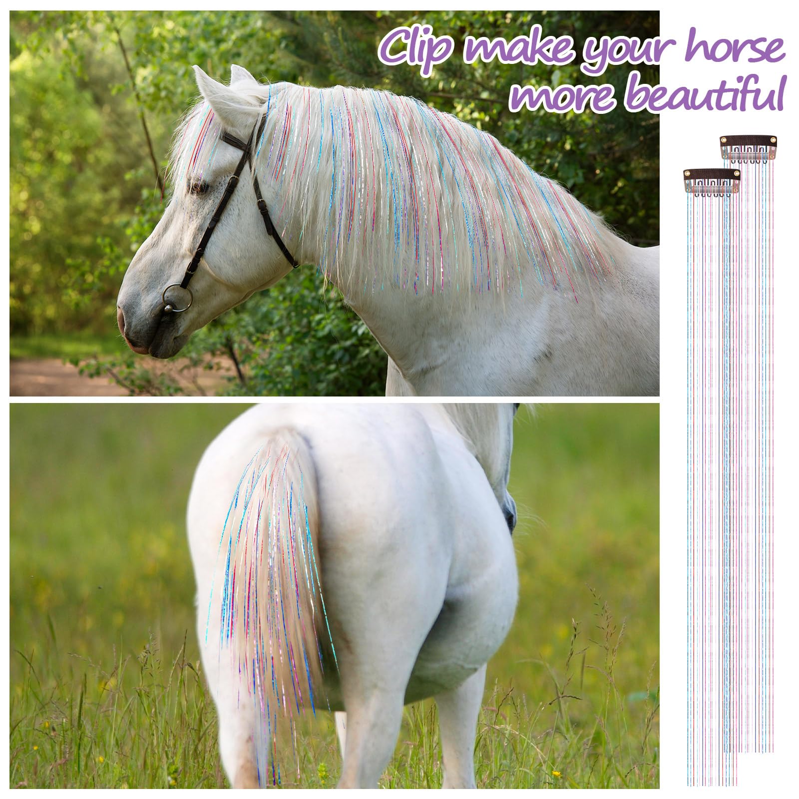 Juexica accesorio para caballos en bodas y fiestas, regalo ideal.