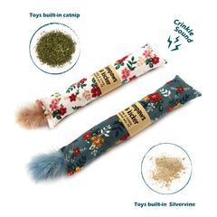 Jumpaws: corduroy floral, diseño suave y visual atractivo para gatos curiosos.