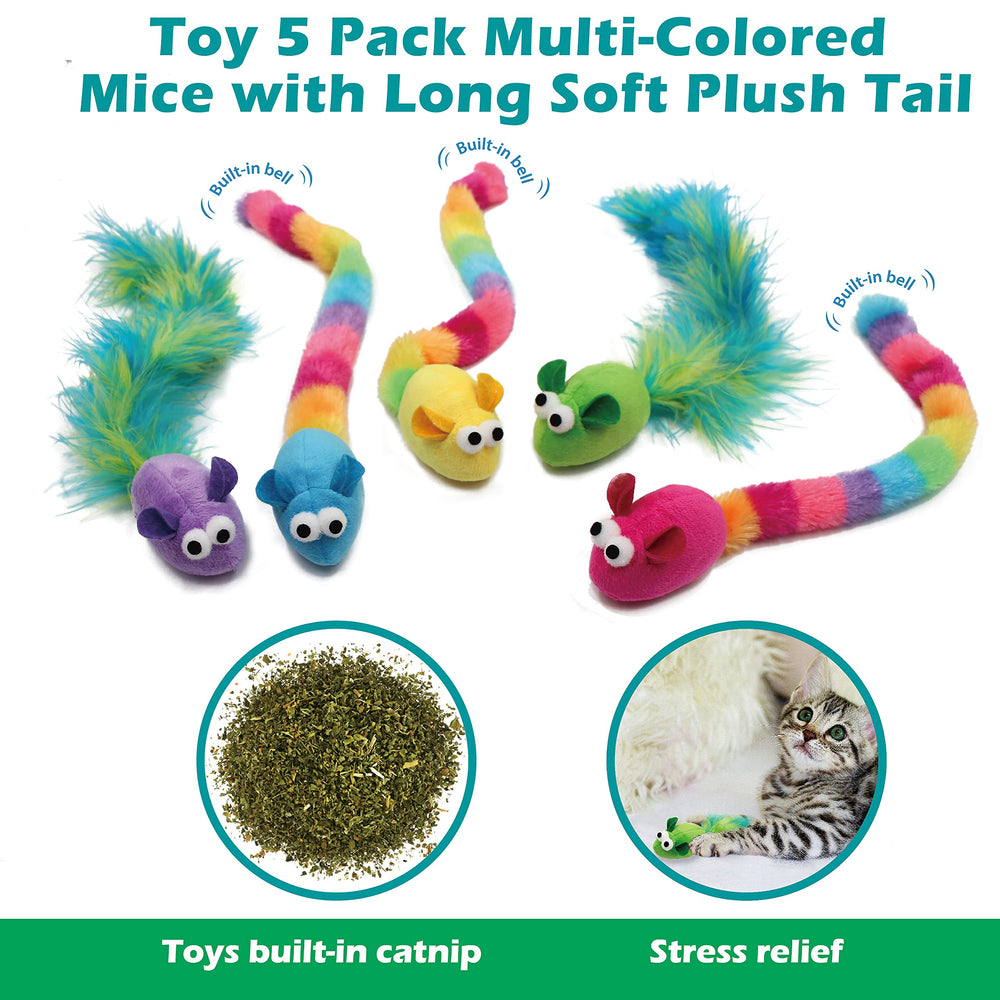 Jumpaws juguete con plumas naturales, textura suave para mimos y juego.