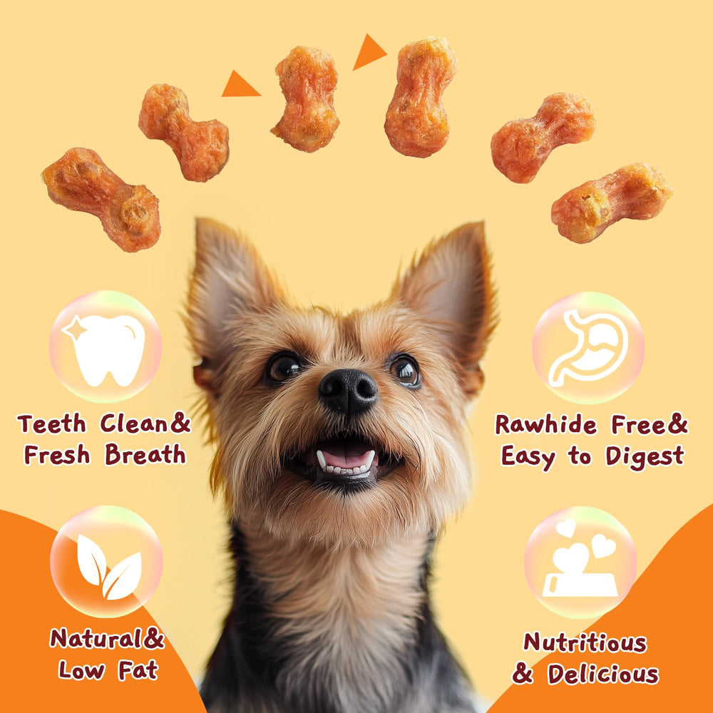 Jungle Calling 2.5-inch chew ideal for small to medium dogs.