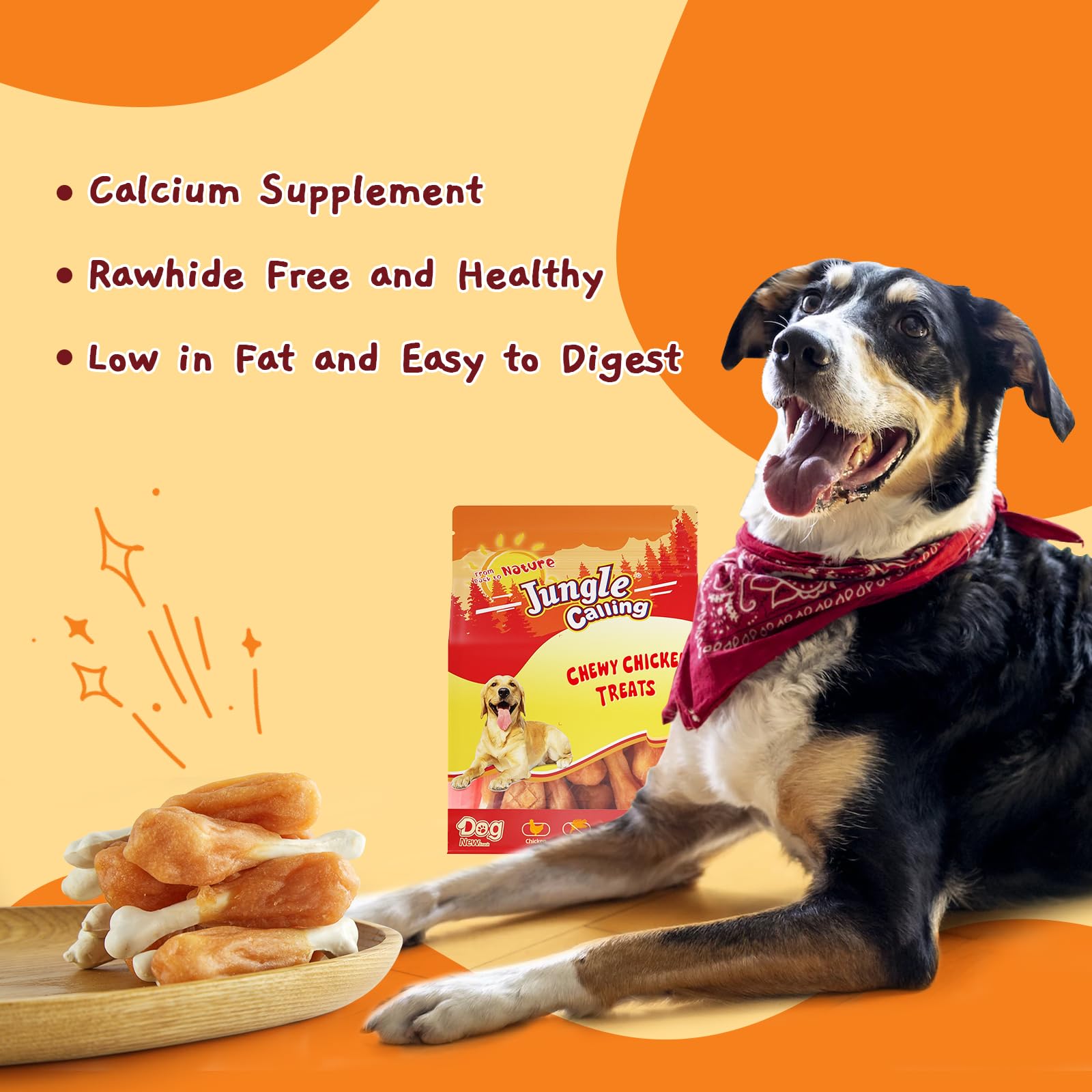 Jungle Calling training reward image emphasizes tasty incentive for training