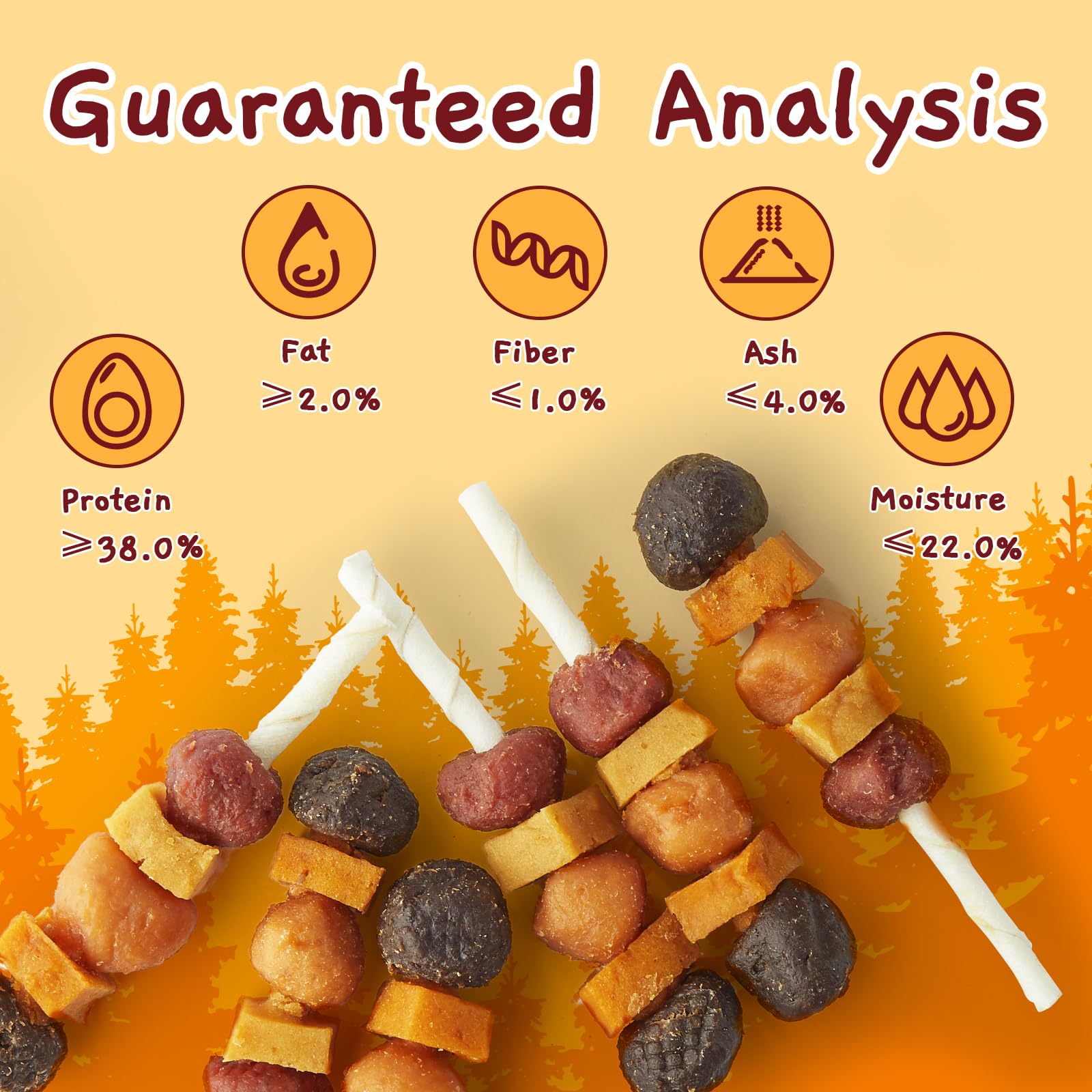 Jungle Calling rawhide sticks image illustrating a durable chew for dogs