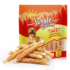 Jungle Calling: palitos de pollo envueltos, ideal para recompensas durante el entrenamiento.