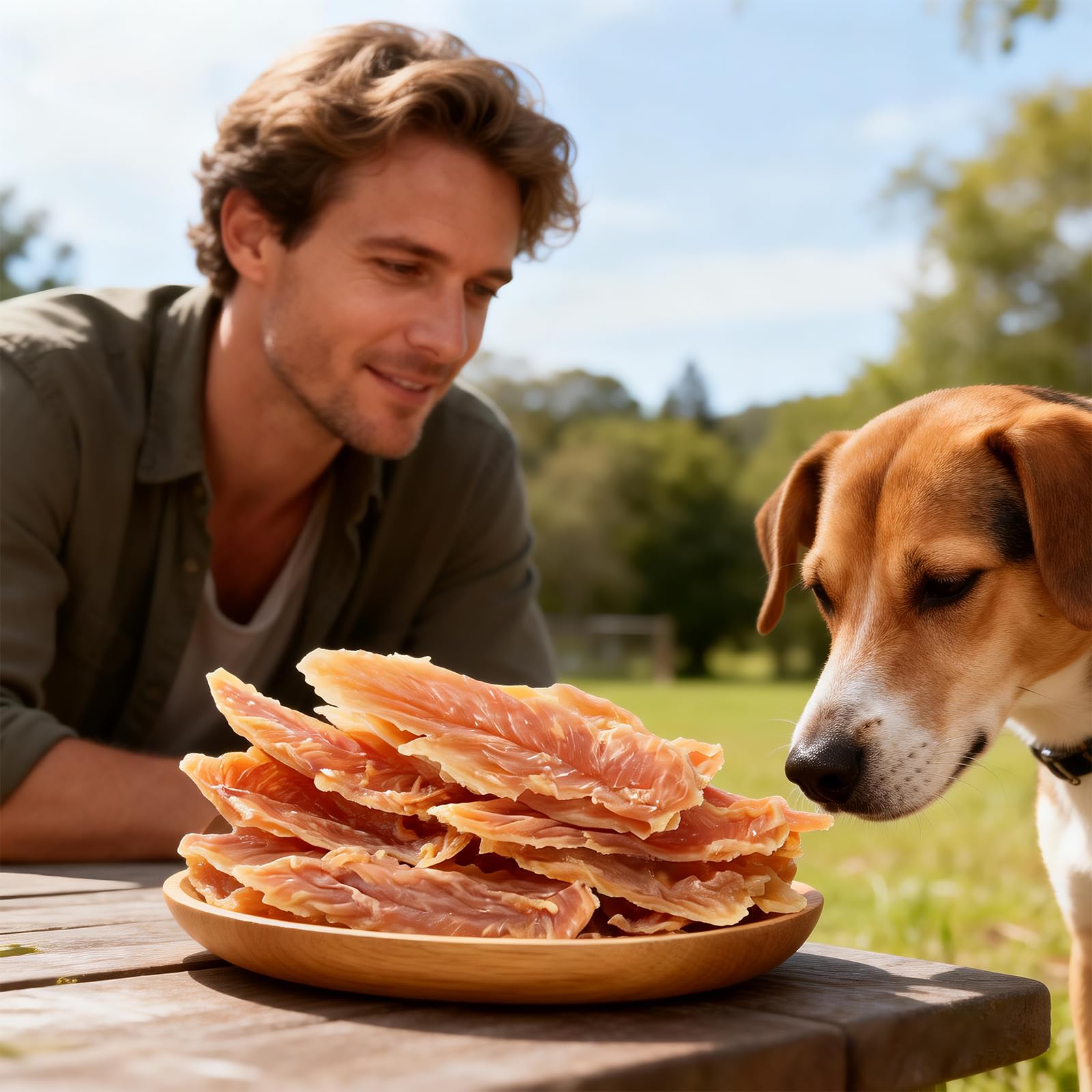 Jungle Calling snack alto en proteína para energía diaria del perro.