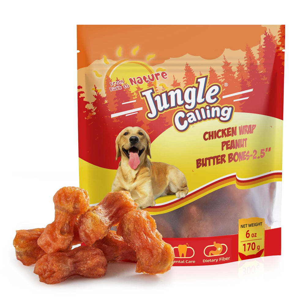 Jungle Calling rawhide-free dog chew for safe chewing and flavor.