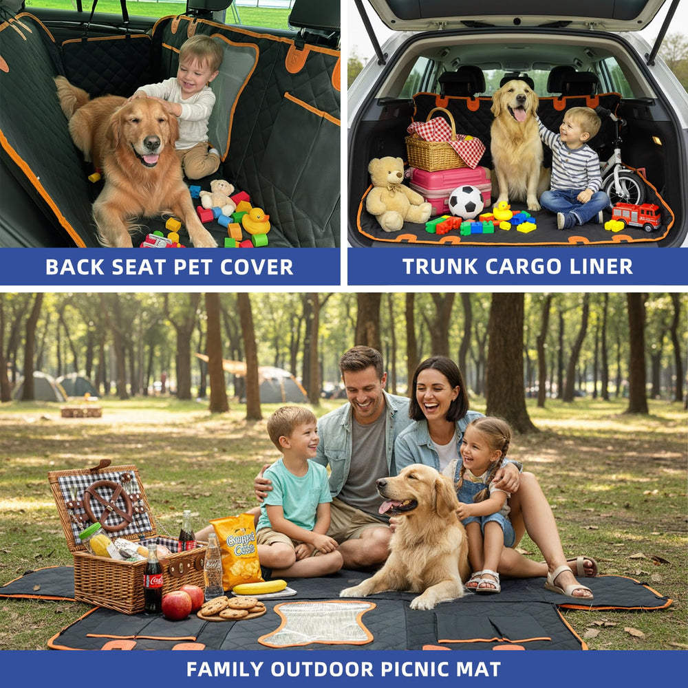 Junpee diseño seguro para viajes con perros, ideal para coche, camión o todoterreno.