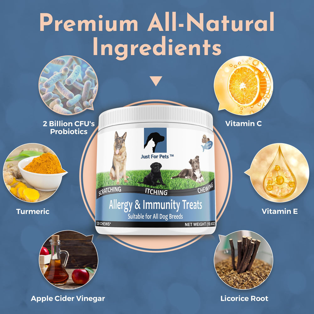 Just For Pets curcuma para perros, promueve piel sana.