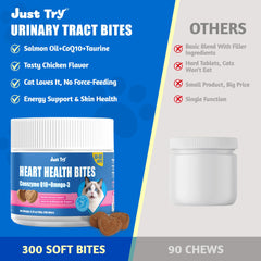 Just Try aceite-salmon-omega3-gato: piel y pelaje más saludables.