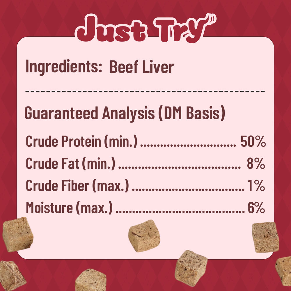 Just Try para perros, snack sin granos y alto en proteína