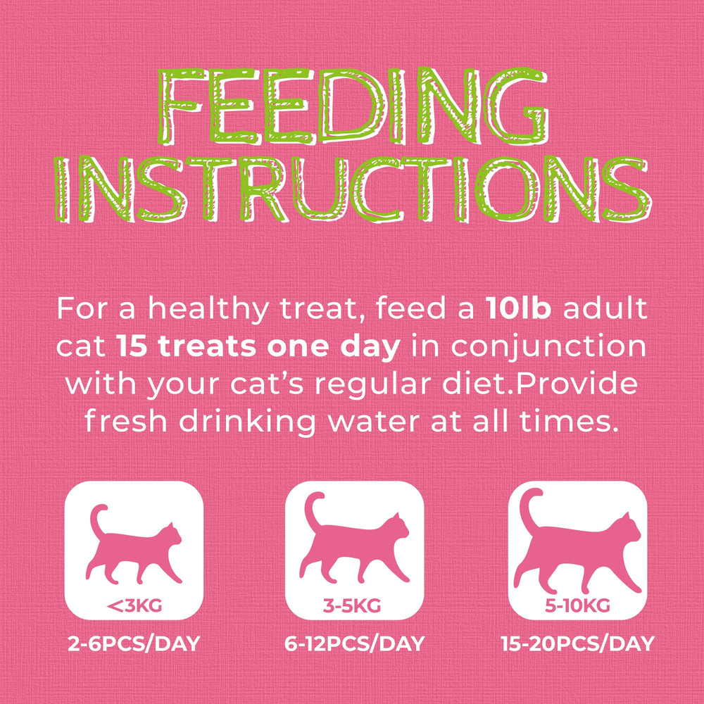 Just Try premio de entrenamiento con sabor a salmón para gatos.