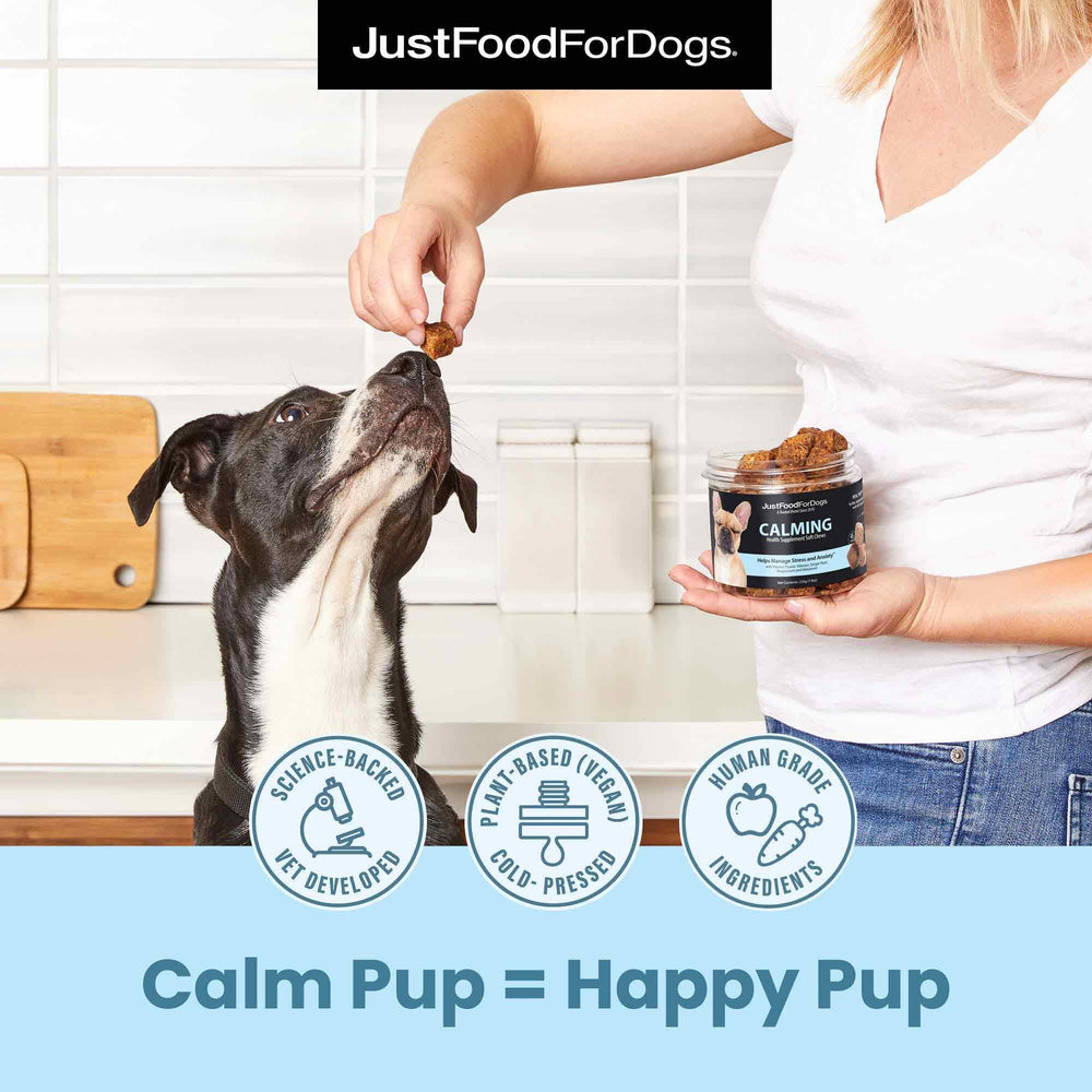 JustFoodForDogs glucosamina y condroitina para articulaciones, apoya lubricación y estructura articular.