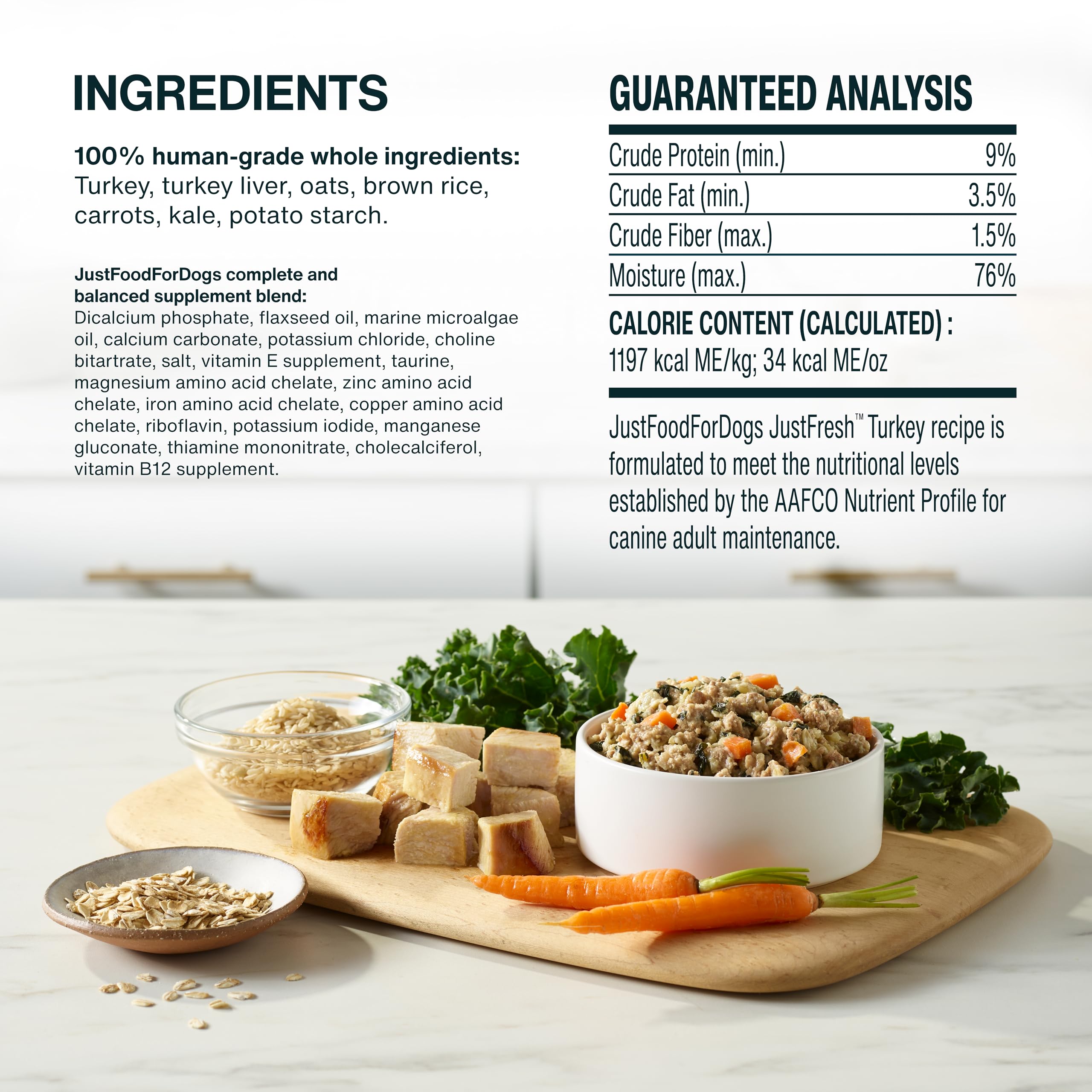 JustFoodForDogs JustFresh complementos para comida seca para perros