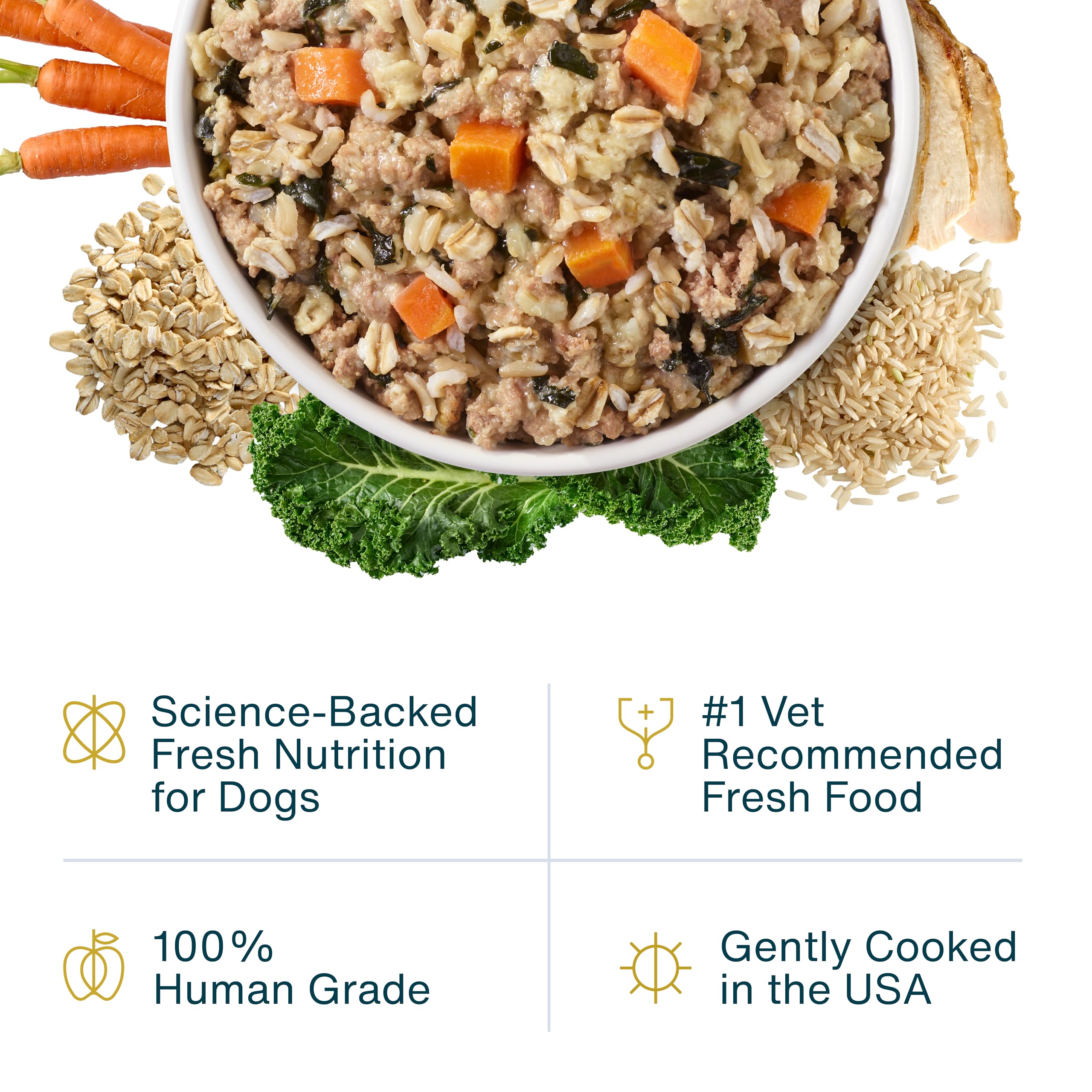 JustFoodForDogs JustFresh envase reutilizable para conservar frescura