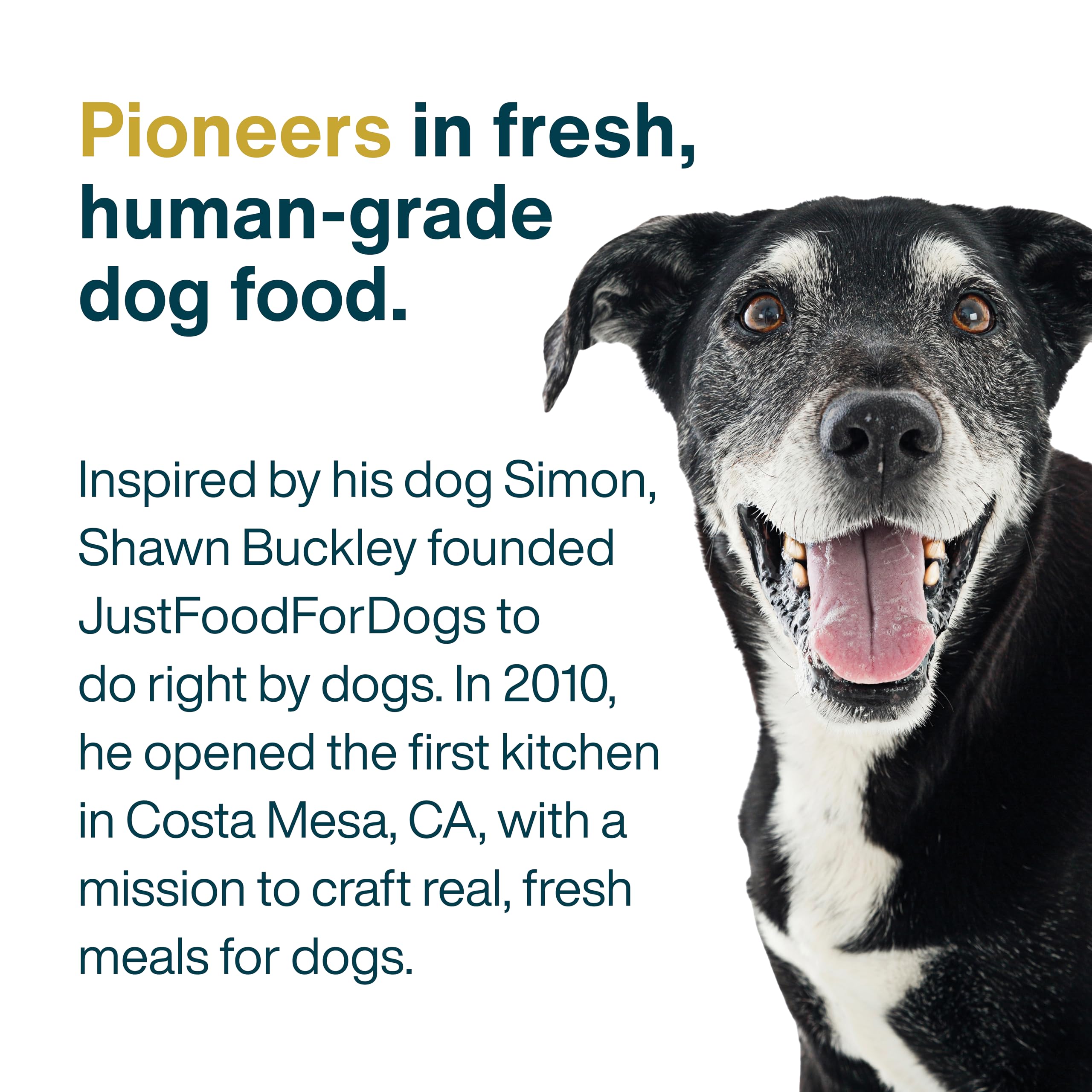 JustFoodForDogs marca fresca líder, única en ensayos clínicos para perros