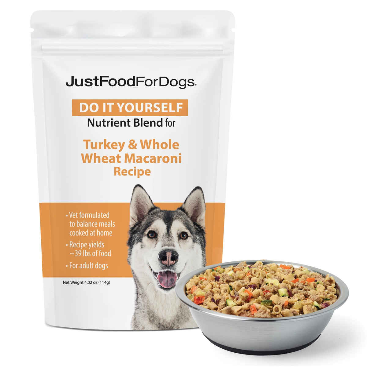 JustFoodForDogs Mezcla Nutritiva DIY: receta equilibrada para perros en casa.