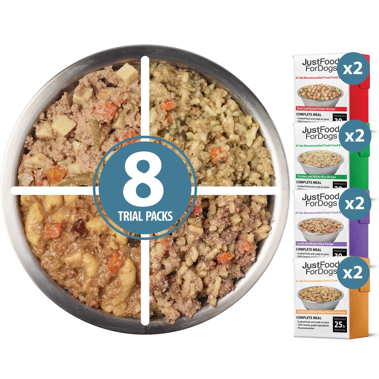 JustFoodForDogs Pantry Fresh empaque tetrapak, almacenamiento seguro y práctico.