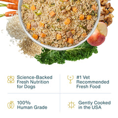 JustFoodForDogs Pantry Fresh, comida completa para perros activos y saludables.