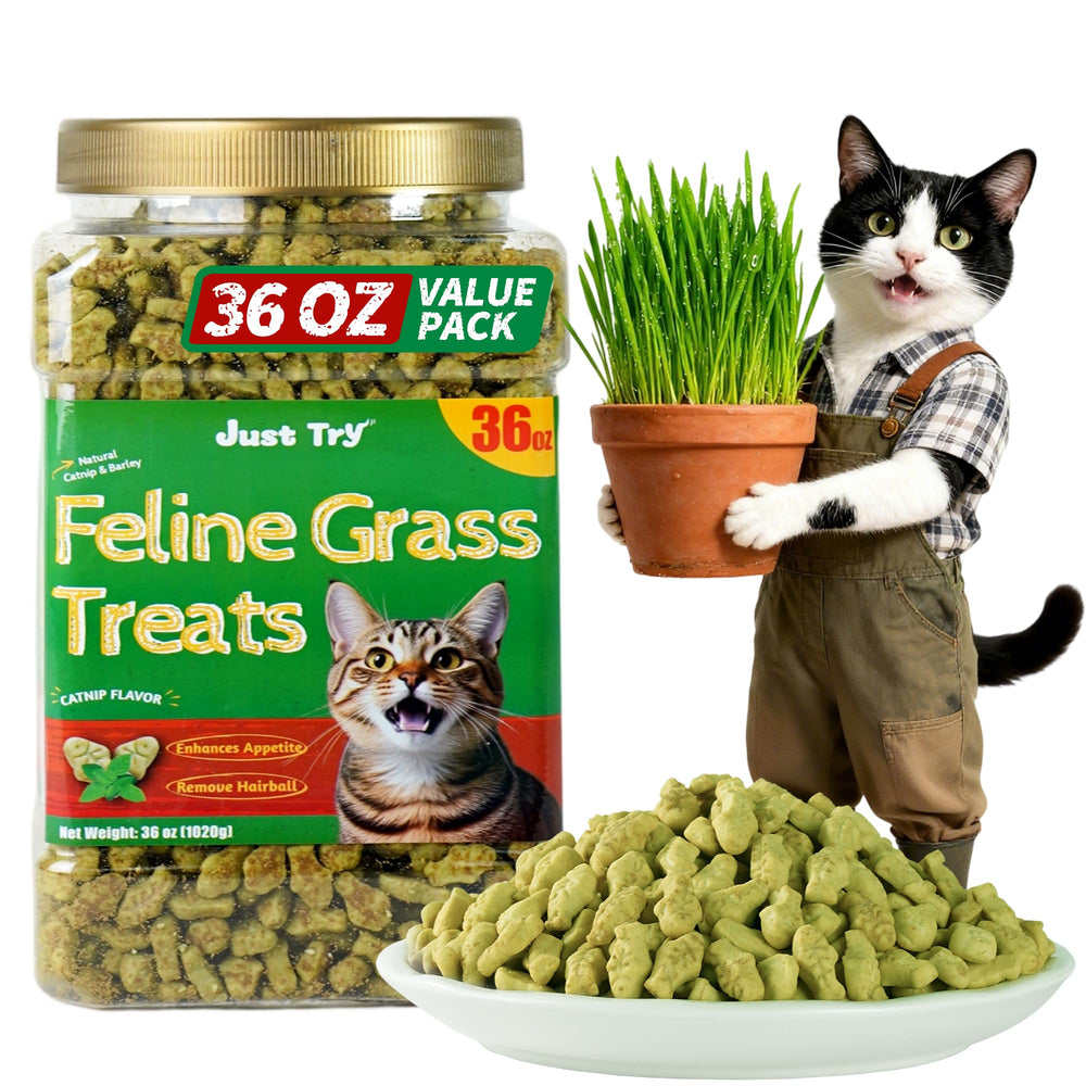 Just Try croquetas de salmón en envase 36oz para varios gatos