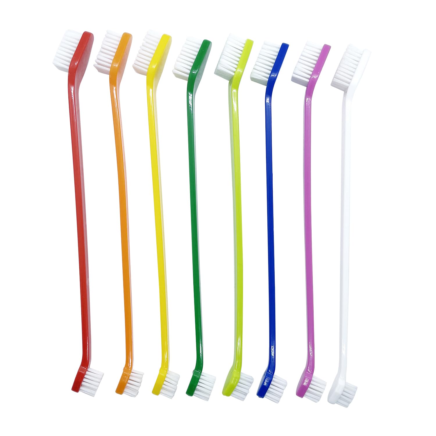 JUWANTU cepillo dientes perro dos cabezas para limpieza eficaz y suave