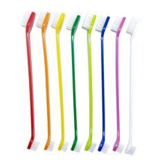 JUWANTU cepillo dientes perro dos cabezas para limpieza eficaz y suave