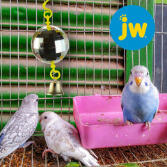 JW Activitoy Bola Discoteca - campana integrada para mayor entretenimiento durante el juego.
