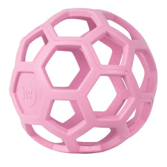 JW Hol-ee Roller, diseño panales rosa, masticación suave para las encías.