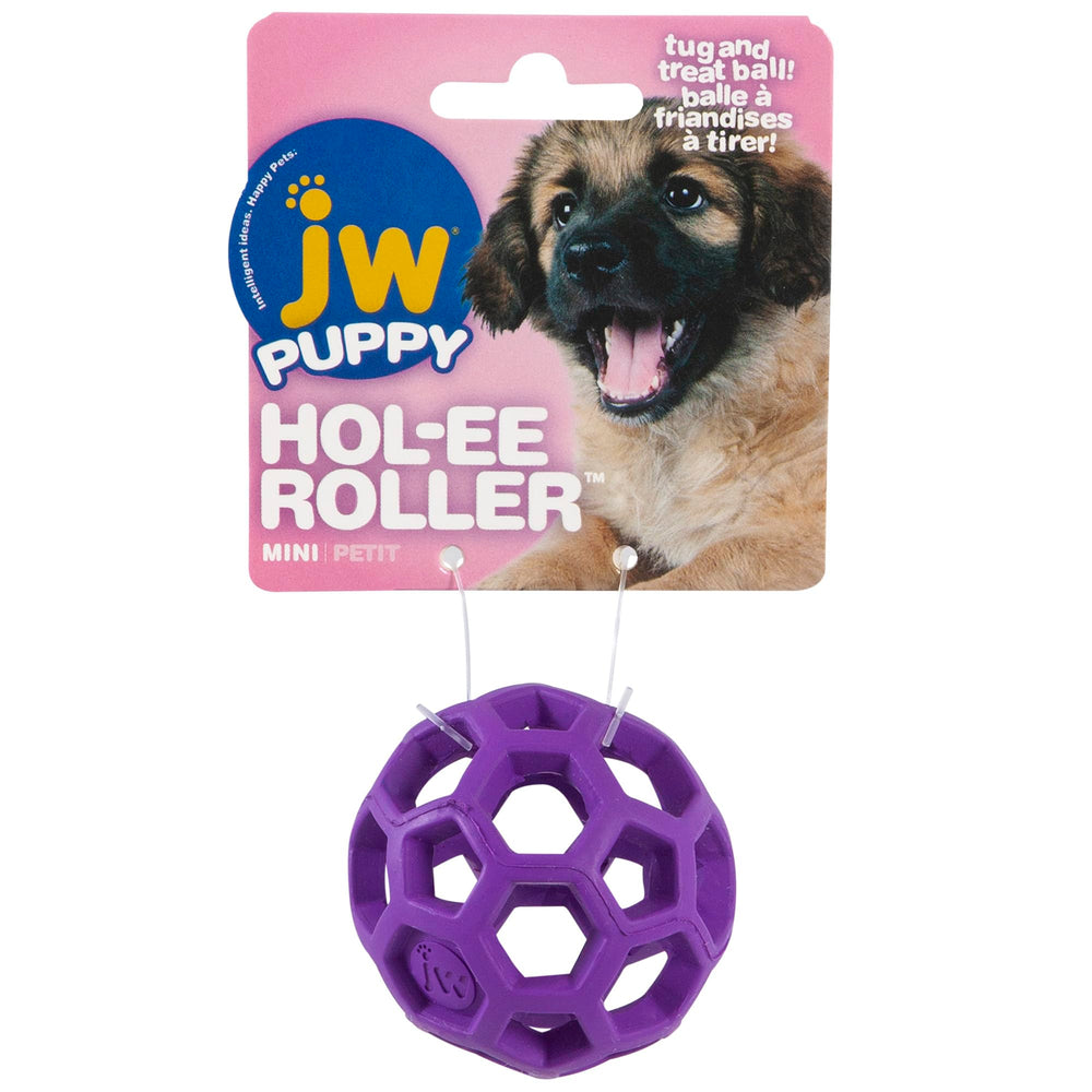 JW Hol-ee Roller: relleno con golosinas de formas variadas para desafío mental