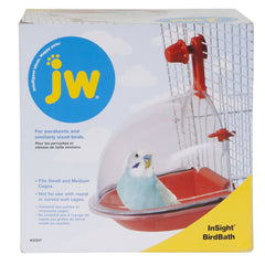 JW Insight Bird Bath: compatible con jaulas pequeñas para baño seguro