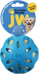 Bola JW Pet interior de plástico reciclado crujiente al morder.