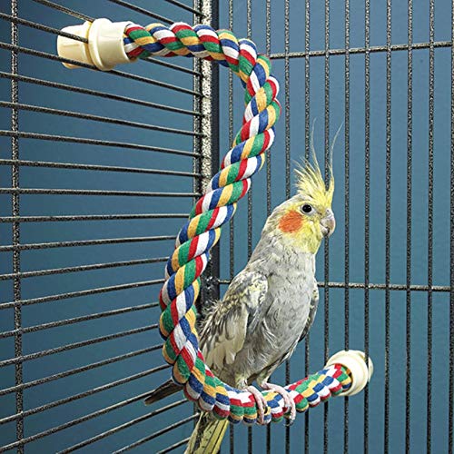 JW Pet Comfy Perch percha flexible para jaula superficies variadas y entretenimiento