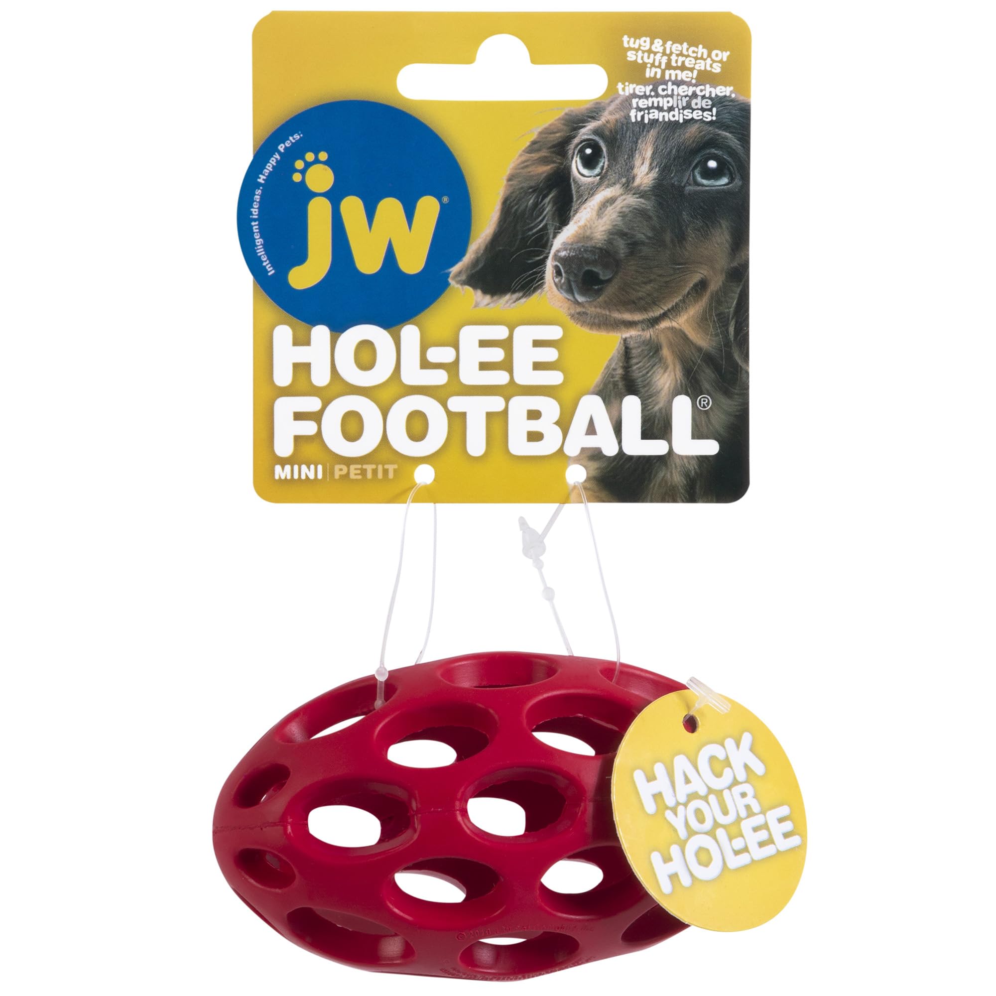 JW Pet Hol-ee Football: dispensador de golosinas para horas de diversión y entrenamiento suave