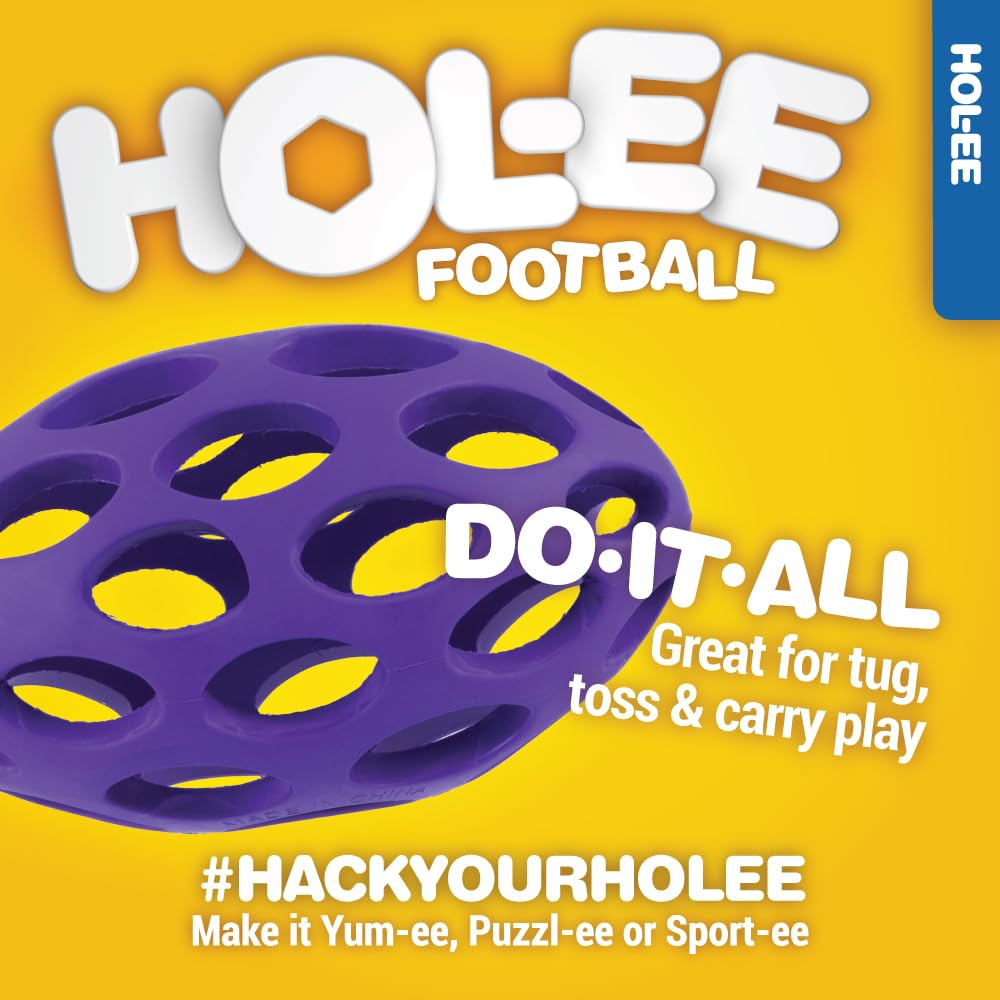 JW Hol-ee Football: tacto suave en goma natural para juego seguro en interiores.