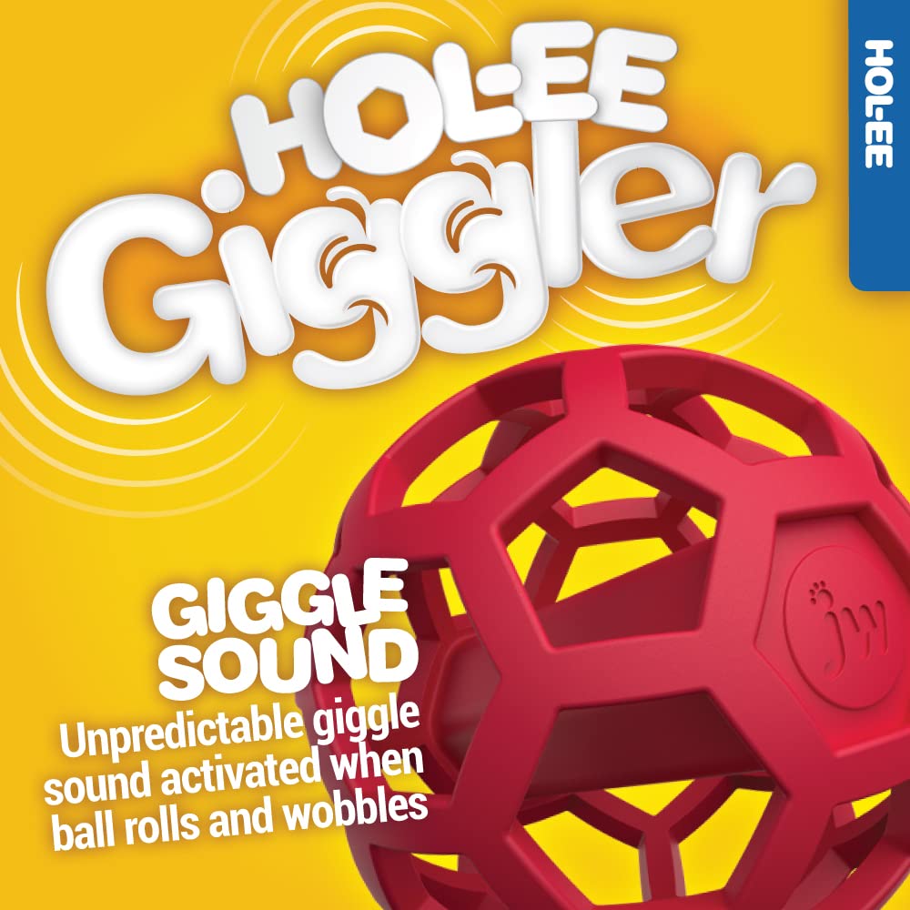 JW Pet Hol-ee Giggler: dispensador de golosinas para entrenamiento y desafíos