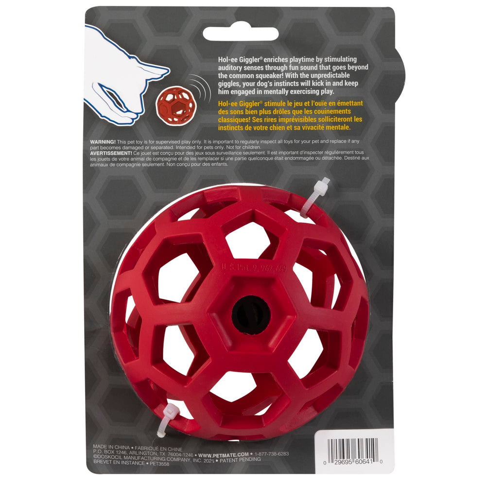 JW Pet Hol-ee Giggler: sonido divertido activado para juego y búsqueda