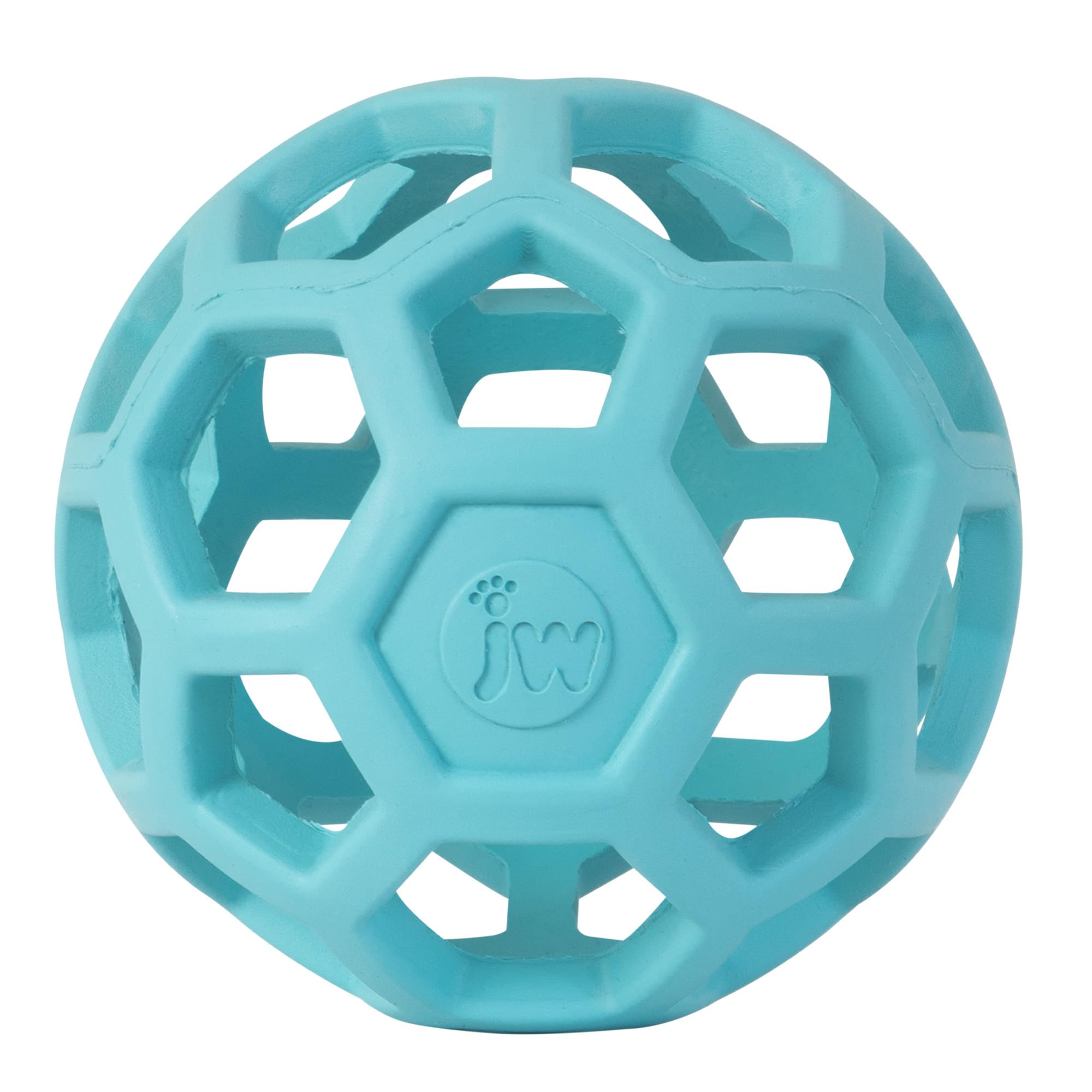 JW Pet Hol-ee Roller: pelota rompecabezas de 3 pulgadas en azul para perros pequeños