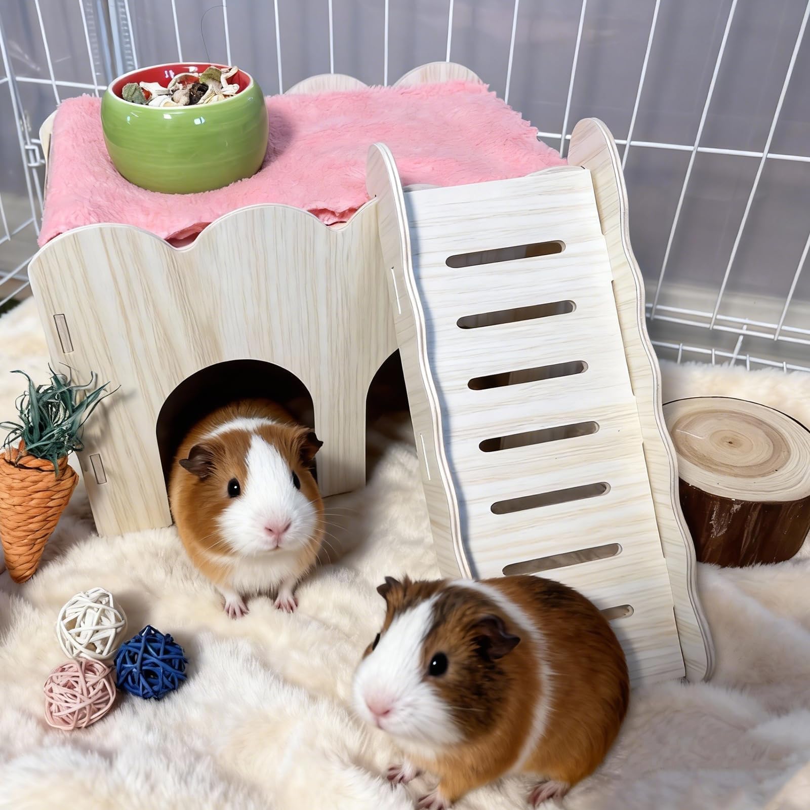 Casa de madera sin rebabas de Jwizyotr para roedores