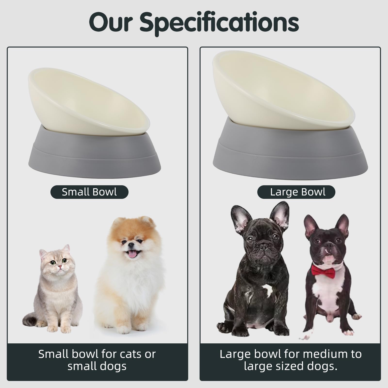 Idéal pour petits chiens et chats à face plate JWPC.