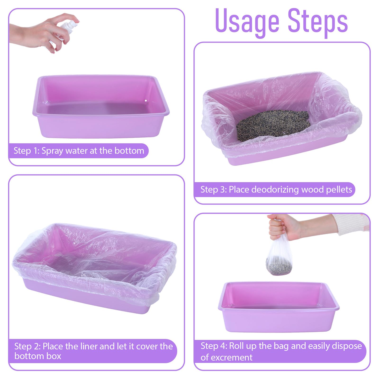 Liner desechable Jxiwvl facilita la limpieza diaria.