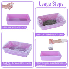 Liner desechable Jxiwvl facilita la limpieza diaria.